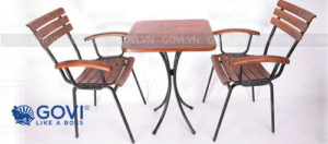 Những mẫu bàn ghế sắt dành cho quán café