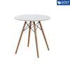 Bàn cafe Eames tròn D800 màu trắng