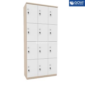 Tủ locker gỗ 12 cánh LKG12-MT