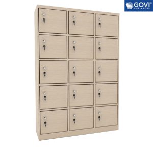 Tủ locker gỗ 15 cánh LKG15-DV