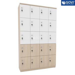 Tủ locker gỗ 20 cánh LKG20-TG