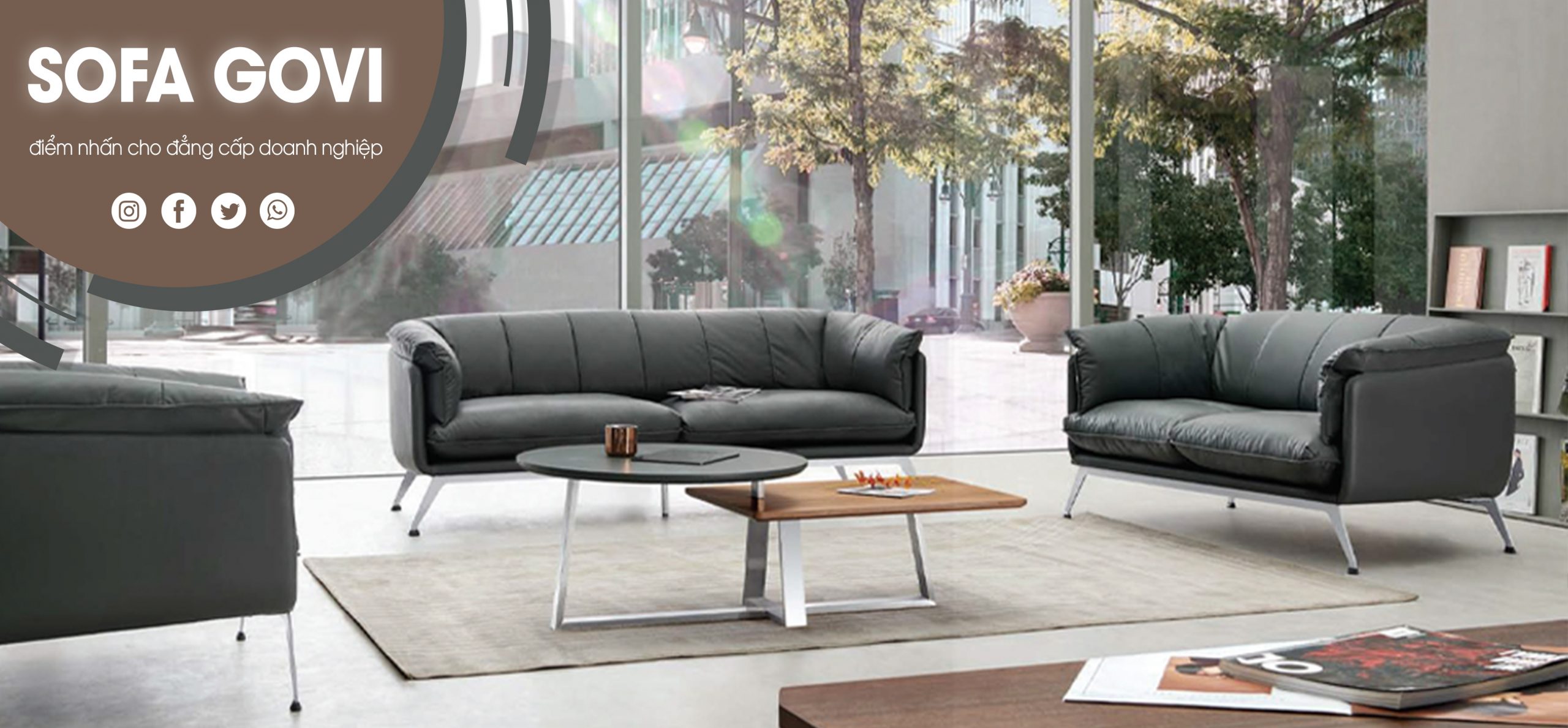 85 mẫu sofa văn phòng hiện đại, sang trọng, chất lượng cao