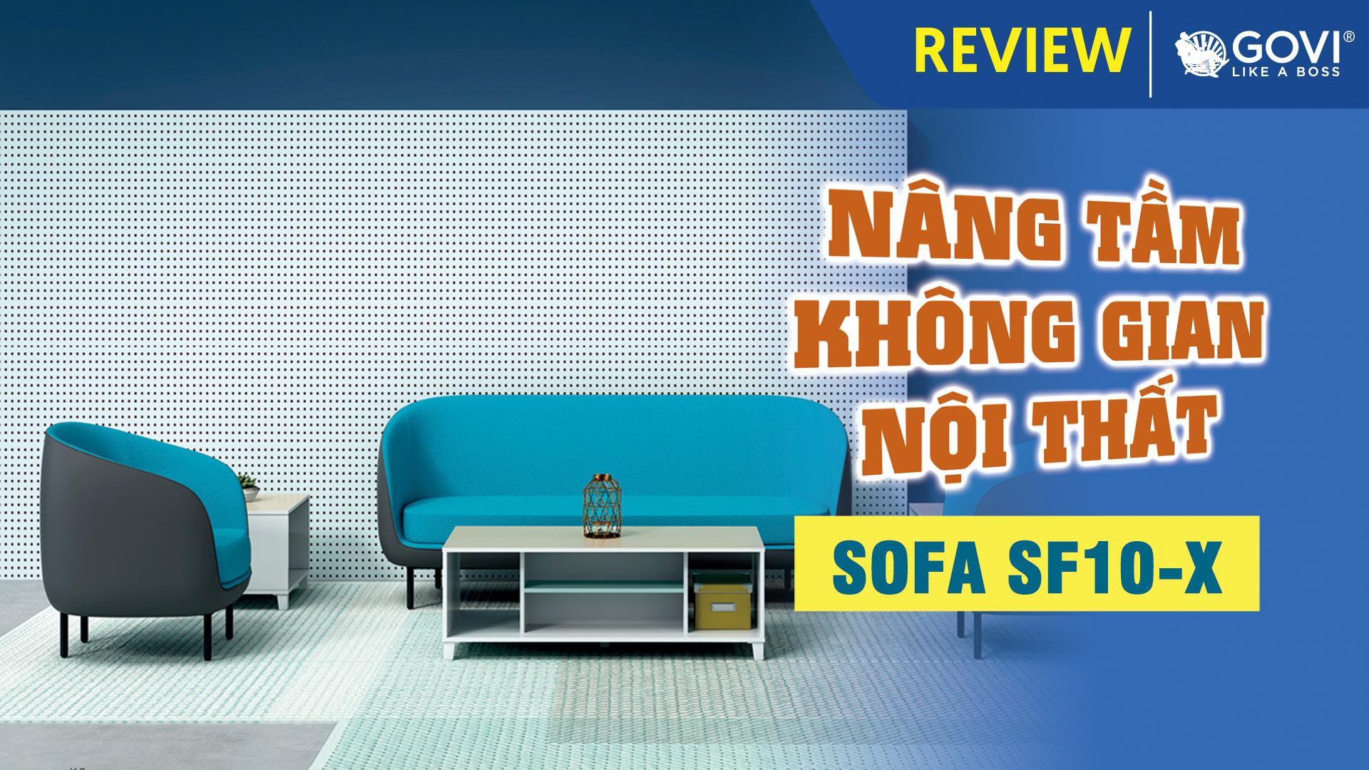 Sofa Vải Nỉ Nhung Phối Da Cao Cấp SF10-X – Linh Hồn Của Không Gian Nội Thất
