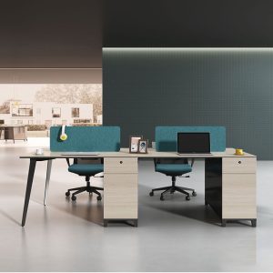 Cụm bàn làm việc nhập khẩu 4 người Kemi K-WD2412G