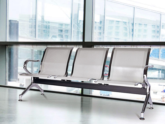 Ghế băng chờ inox được sử dụng phổ biến ở các sân bay, bến xe khách, bến tàu...