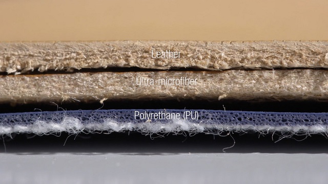 Microfiber có vẻ ngoài giống da thật