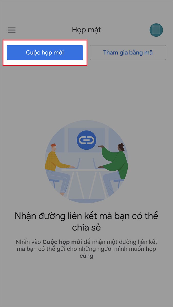 Cách tạo cuộc họp qua google meet