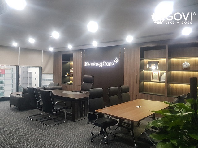 Dự án cung cấp nội thất văn phòng trọn gói Kiên Long Bank