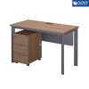 Bàn làm việc Oval OV01A khung đen