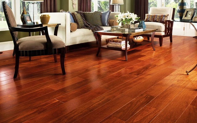 Sàn gỗ làm từ gỗ hương chống ẩm ướt có độ bền cao