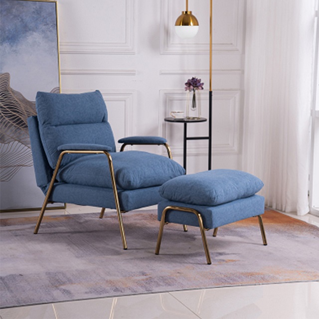 Sofa thư giãn hiện đại màu xanh thời thượng phù hợp với mọi không gian