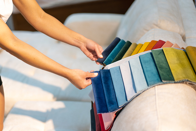 Có nhiều chất liệu vải để chúng ta có thể lựa chọn cho bộ sofa của mình
