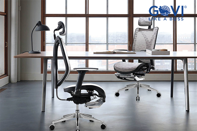 Sản phẩm ghế công thái học của Govi.vn với thiết kế chuẩn ghế công thái học, dựa trên tư thế ngồi và có sự điều chỉnh phù hợp giúp người ngồi thoải mái khi phải làm việc, giải trí trong thời gian dài.