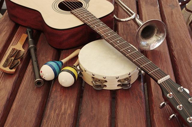Nhiều loại nhạc cụ cũng sử dụng gỗ là thành phần chủ yếu để tạo nên sản phẩm