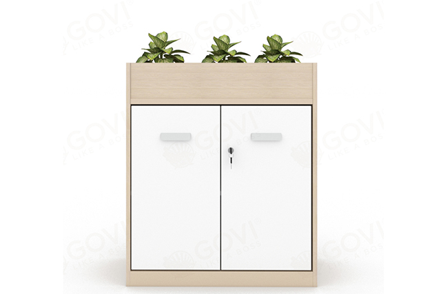 Mẫu tủ tài liệu gỗ cỡ nhỏ giúp không gian phòng thêm sinh động