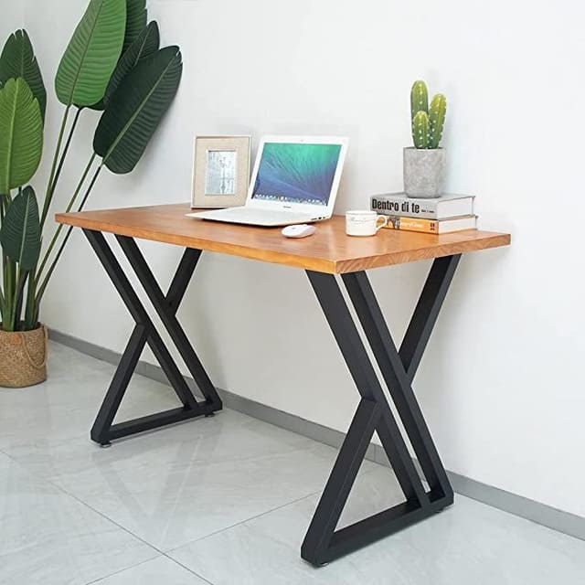 Bàn chữ X mặt gỗ sáng