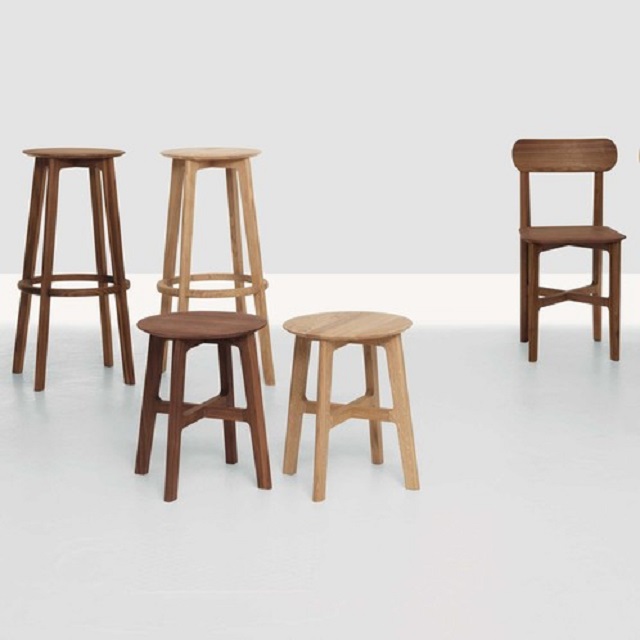 Cấu tạo và ưu điểm của ghế gỗ tròn 4 chân