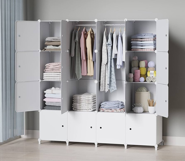 Tủ quần áo nhiều ngăn, nhiều cánh mẫu số 4