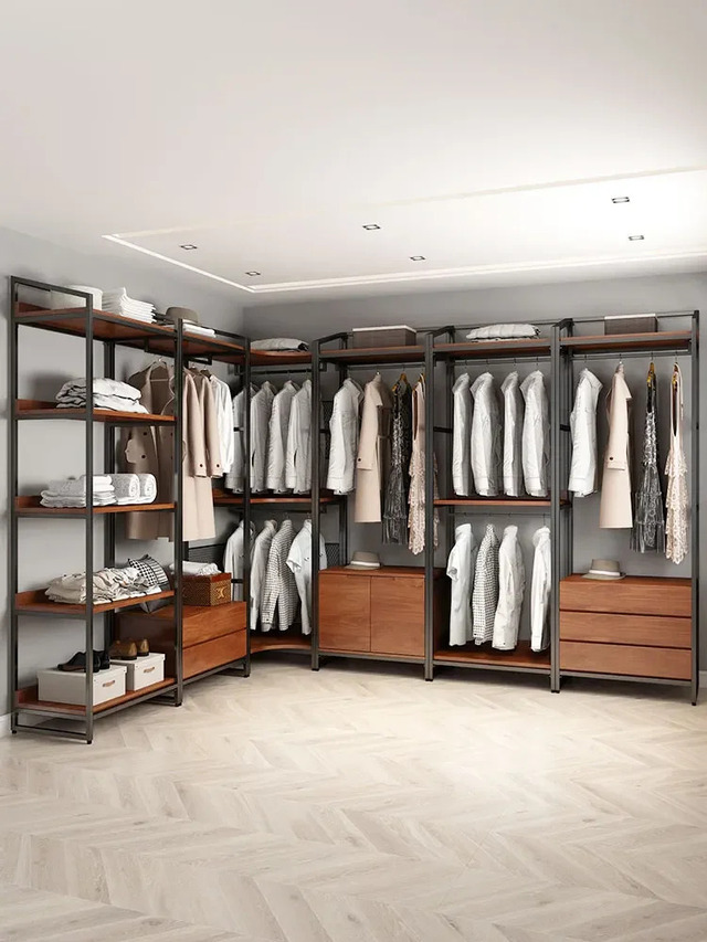 Tủ quần áo mở, không cánh mẫu số 1