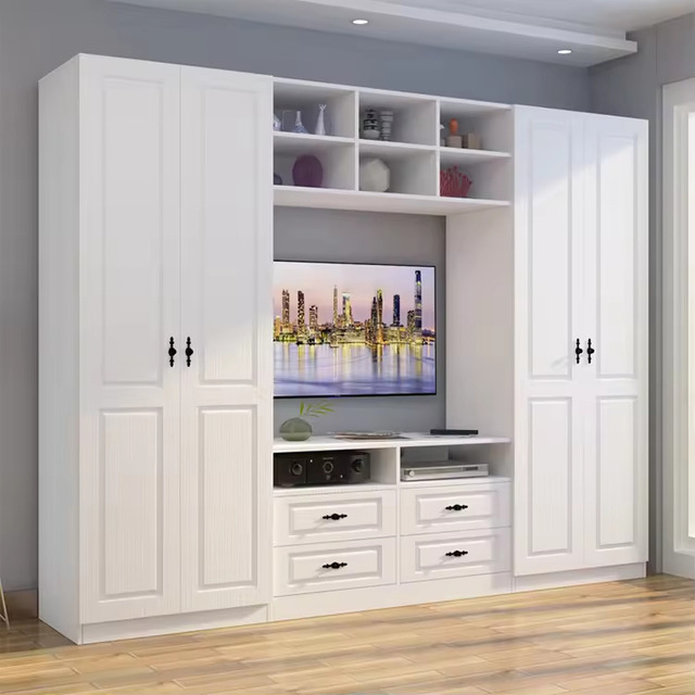 Tủ quần áo kết hợp kệ tivi mẫu số 1