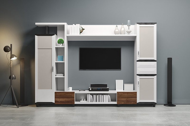 Tủ quần áo kết hợp kệ tivi mẫu số 5