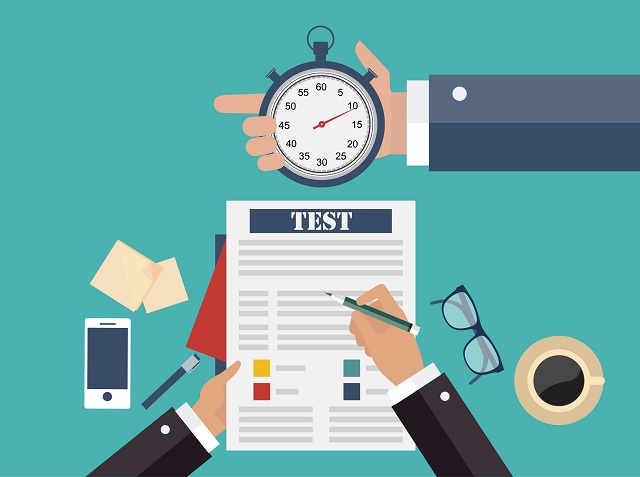 Ở một số công ty ngoài phỏng vấn thì họ sẽ đưa ra các bài test nhanh cho ứng viên.