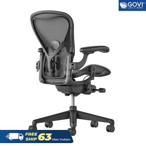 Ghế Herman Miller Aeron, Graphite – Khung nhựa