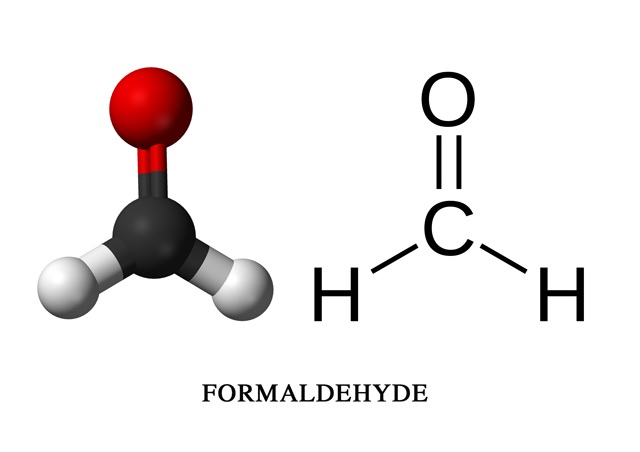 Công thức hóa học của Formaldehyde
