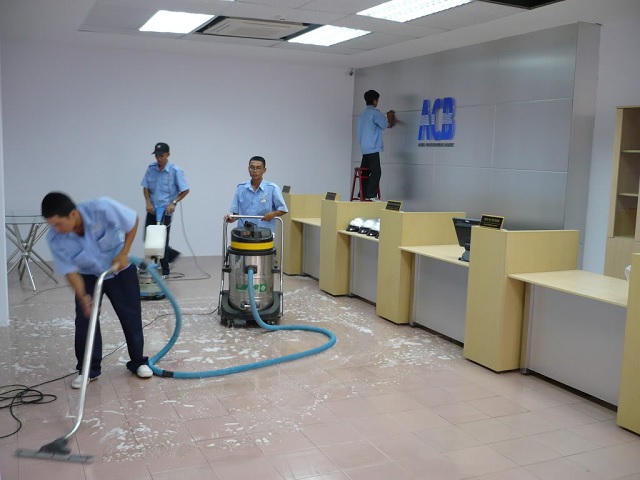 Dịch vụ Việt Nhật đã có nhiều kinh nghiệm trong quy trình dọn vệ sinh văn phòng