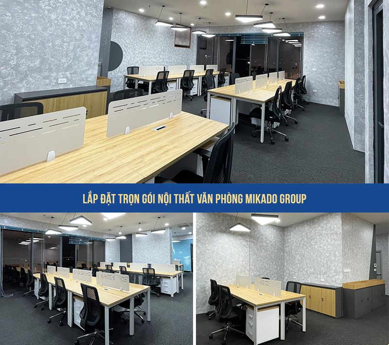 Govi Furniture - Nhà cung cấp. lắp đặt trọn gói nội thất văn phòng Mikado Group