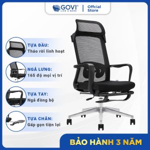 Ghế công thái học Ergonomic Kylin K04 (Footrest)