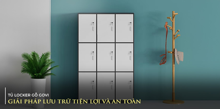 Tủ locker gỗ - Không gian lưu trữ an toàn và tiện lợi cho cuộc sống hiện đại