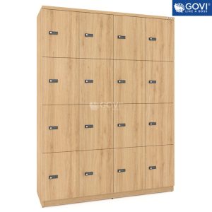 Tủ locker gỗ 16 cánh khóa mật mã LKG16MM-DV