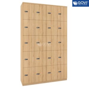 Tủ locker gỗ 20 cánh khóa mật mã LKG20MM-DV