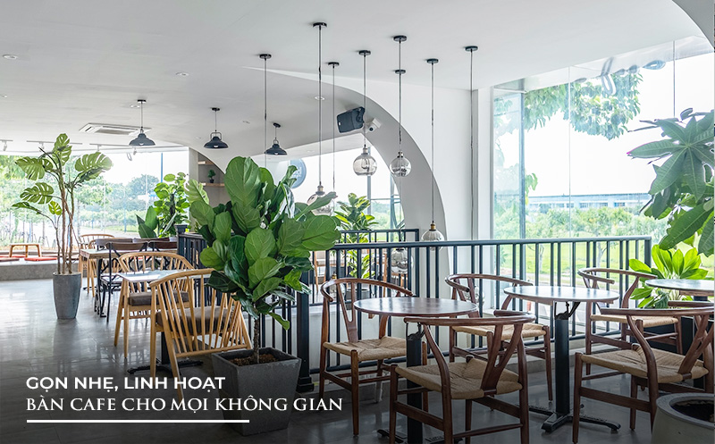 Ưu điểm nổi bật của bàn cafe gấp gọn đa năng