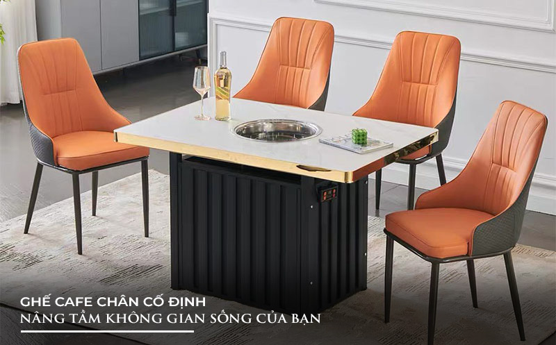 Tiêu chí chọn mua ghế cafe chân cố định