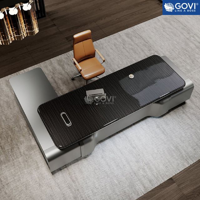 Bàn giám đốc chữ L mẫu Reno RE01