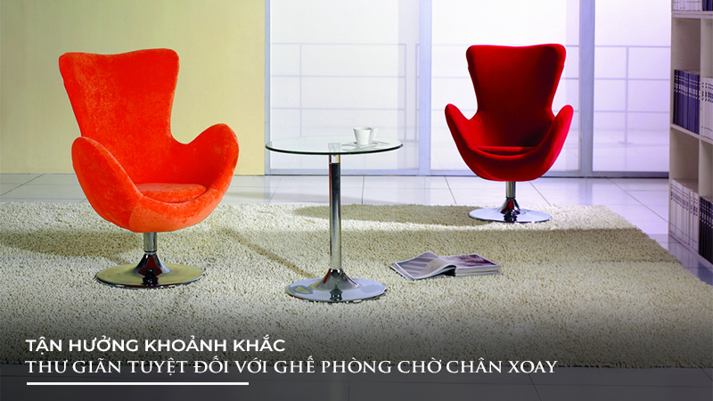 Ứng dụng của ghế phòng chờ chân xoay trong đời sống