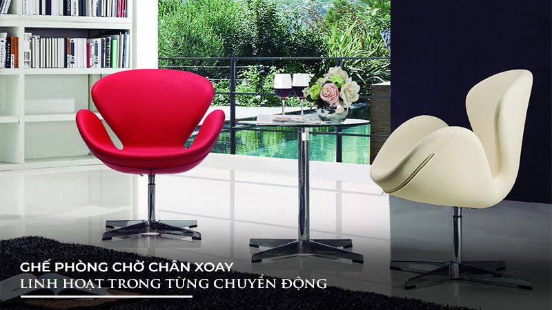 Tiêu chí chọn mua ghế phòng chờ chân xoay phù hợp