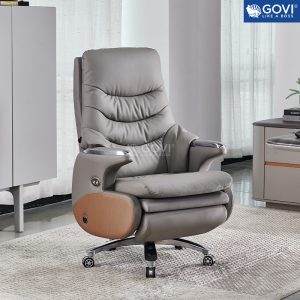 Ghế giám đốc chỉnh điện Massage LUX-03-GR