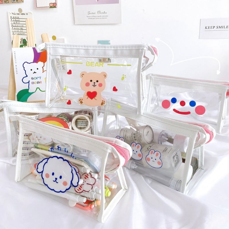 Mẫu túi đựng bút viết trong suốt 