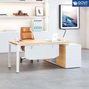 Bàn giám đốc chân sắt hộp Eos ETP05