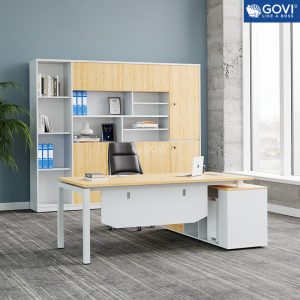 Bàn giám đốc chân sắt hộp Eos EUTP03-T