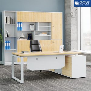 Bàn giám đốc chân sắt hộp Eos EUTP04-T