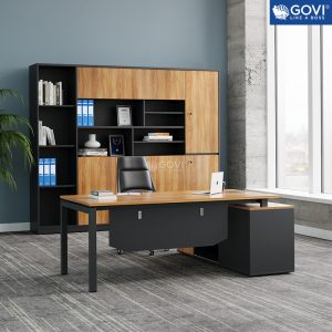 Bàn giám đốc chân sắt hộp Eos EUTP04-D