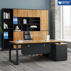 Bàn giám đốc chân sắt hộp Eos EUTP04-D