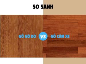 So sánh gỗ căm xe và gõ đỏ chi tiết: Nên chọn loại nào?