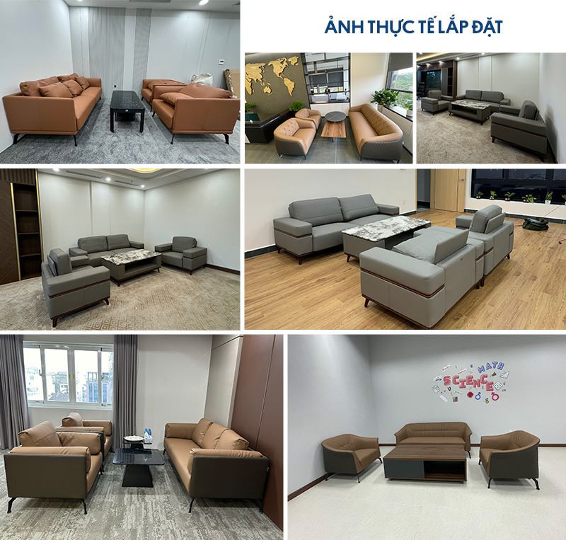 Các dự án lắp dặt sofa của Govi