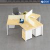 Cụm bàn làm việc 3 người Eos ECC02-2623