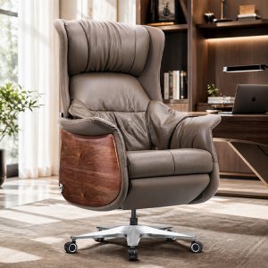 Ghế lãnh đạo massage da bò Commander Prime CDP01-BN